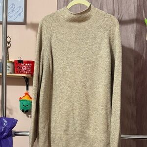 Ava &‎ Viv Women's Tan Turtleneck Sweater